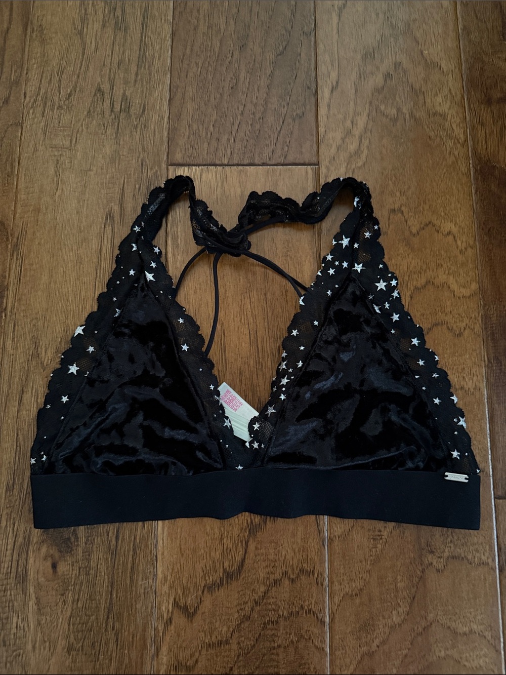 PINK Victoria’s Secret Velvet Star Bralette